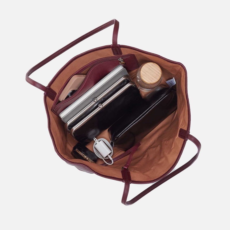All That Tote in Pebbled Leather - Mulberry Glaze