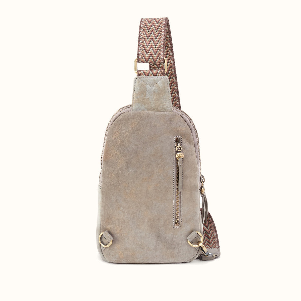Cass Sling in Nubuck Leather - Golden Granite