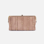Lauren Clutch-Wallet in Buffed Leather - Hazel