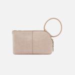 Sable Wristlet in Gloss Leather - Stone Gloss