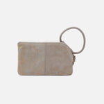Sable Wristlet in Nubuck Leather - Golden Granite