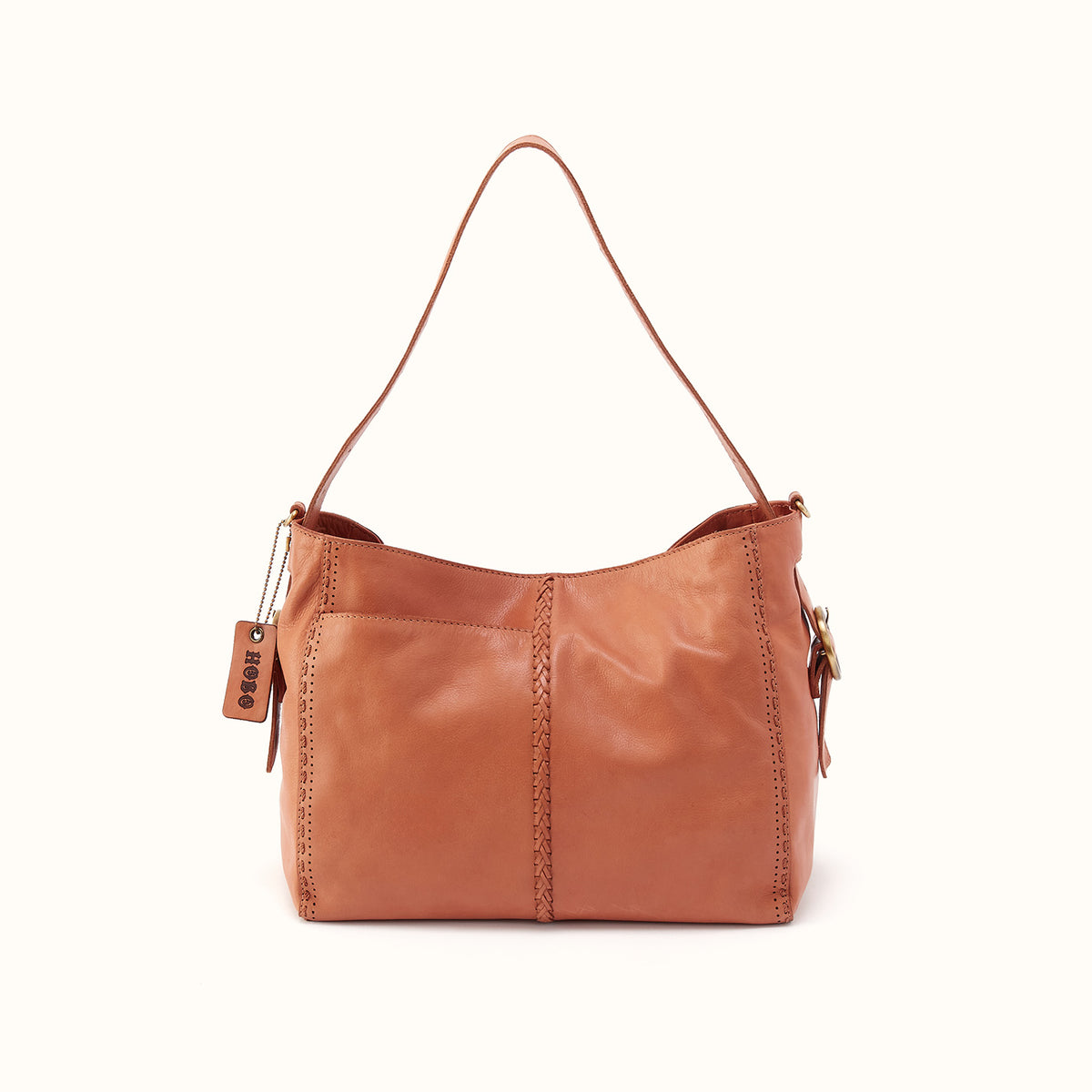 Render Shoulder Bag in Washed Leather - Harvest Wheat- FOL