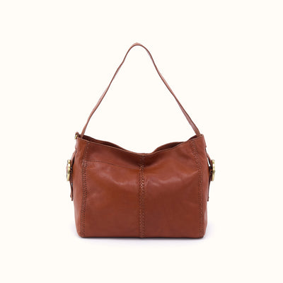 Render Shoulder Bag In Polished Leather - Truffle – HOBO
