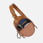 Fern Sling in Polished Leather - Truffle