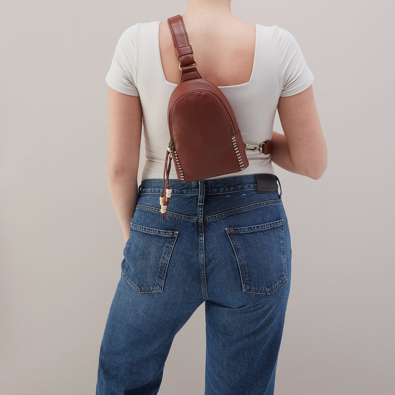 Fern Sling In Cloud Leather - Cocoa Bean