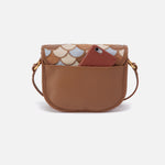 Kiva Small Crossbody In Pebbled Leather - Timber Brown