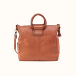 Sheila Large Satchel in Washed Leather - Harvest Wheat