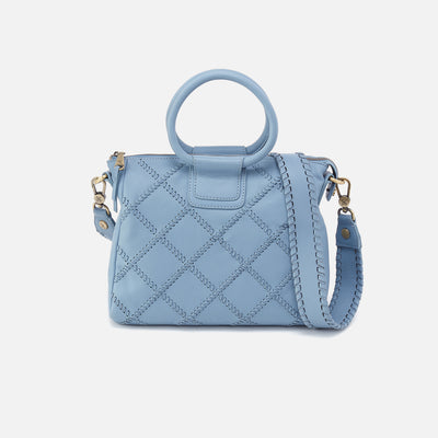 Sheila Medium Satchel In Cloud Leather - Bluebell