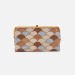 Lauren Clutch-Wallet In Pebbled Leather - Timber Brown