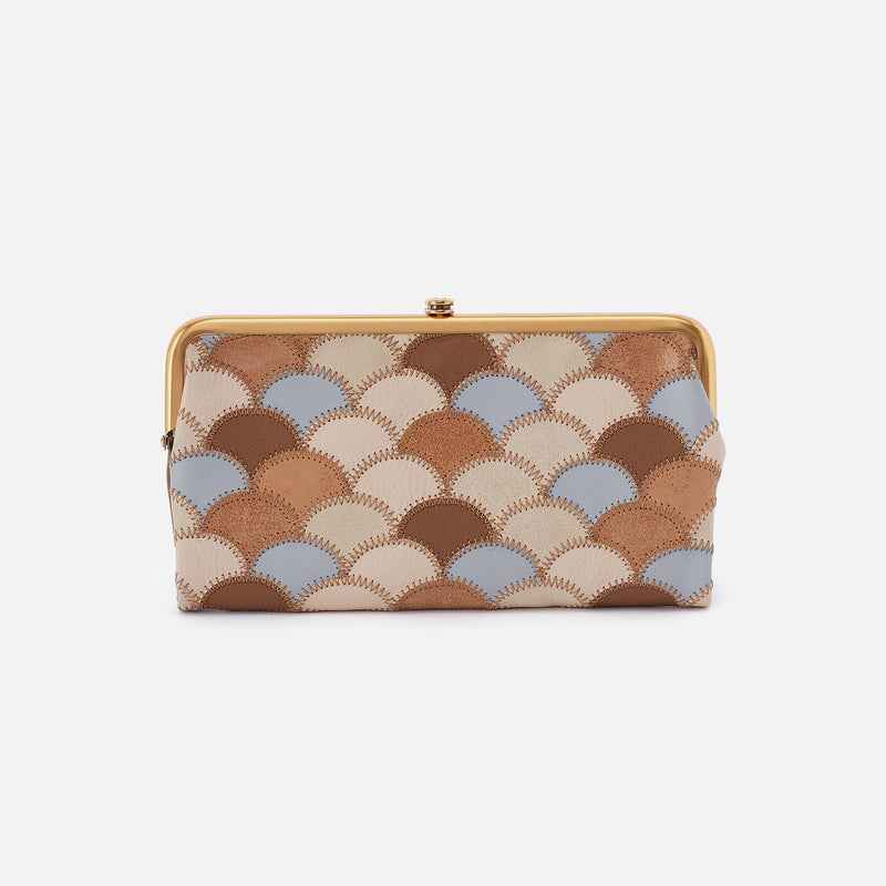 Lauren Clutch-Wallet In Pebbled Leather - Timber Brown