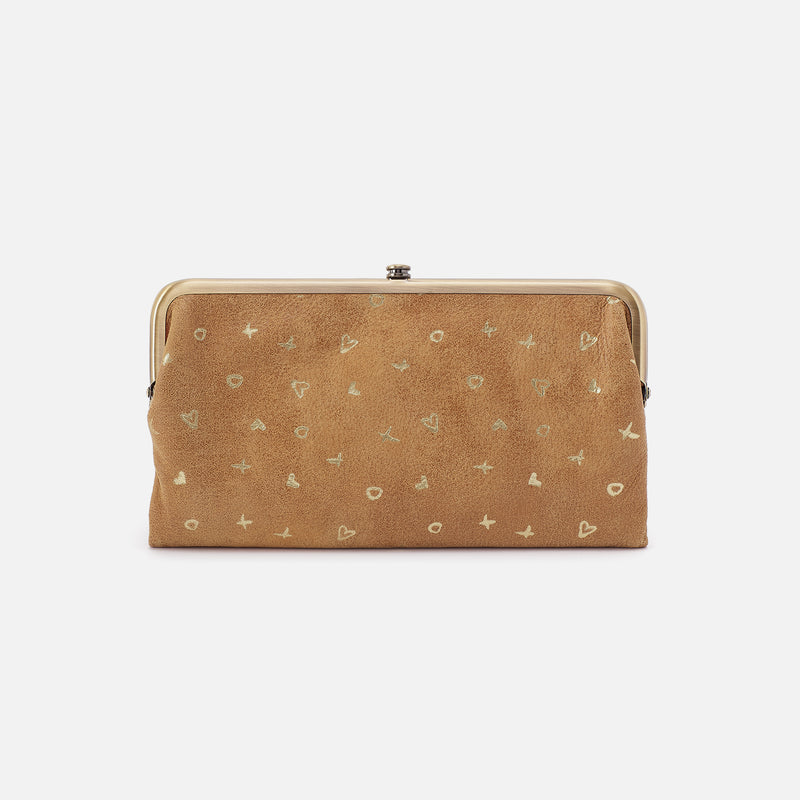 Lauren Clutch-Wallet In Buffed Leather - Whiskey