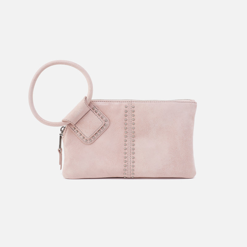 Sable Wristlet In Buffed Leather - Blossom