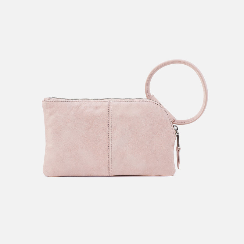 Sable Wristlet In Buffed Leather - Blossom