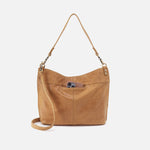 Pier Shoulder Bag In Buffed Leather - Whiskey