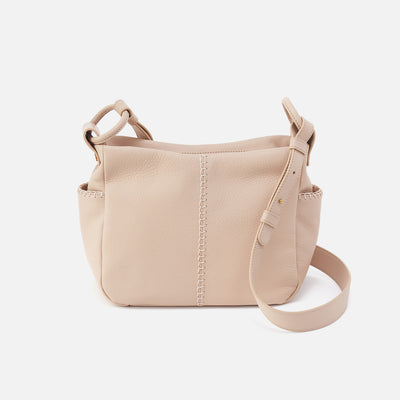 Sheila Crossbody In Pebbled Leather - Stonewash