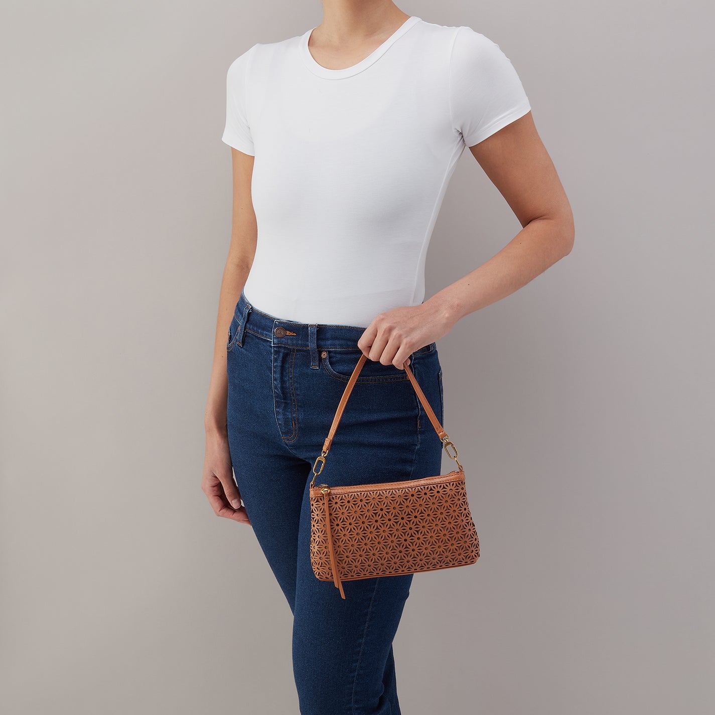 Darcy Crossbody in Sun-Perf Leather - Canyon Petal – HOBO