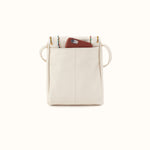 Fern Crossbody in Pebbled Leather - Coastal Cloud
