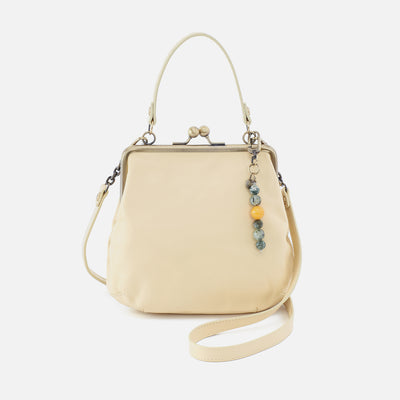 Alba Crossbody in Polished Leather - Butter Yellow