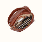 Harley Convertible Shoulder In Washed Leather