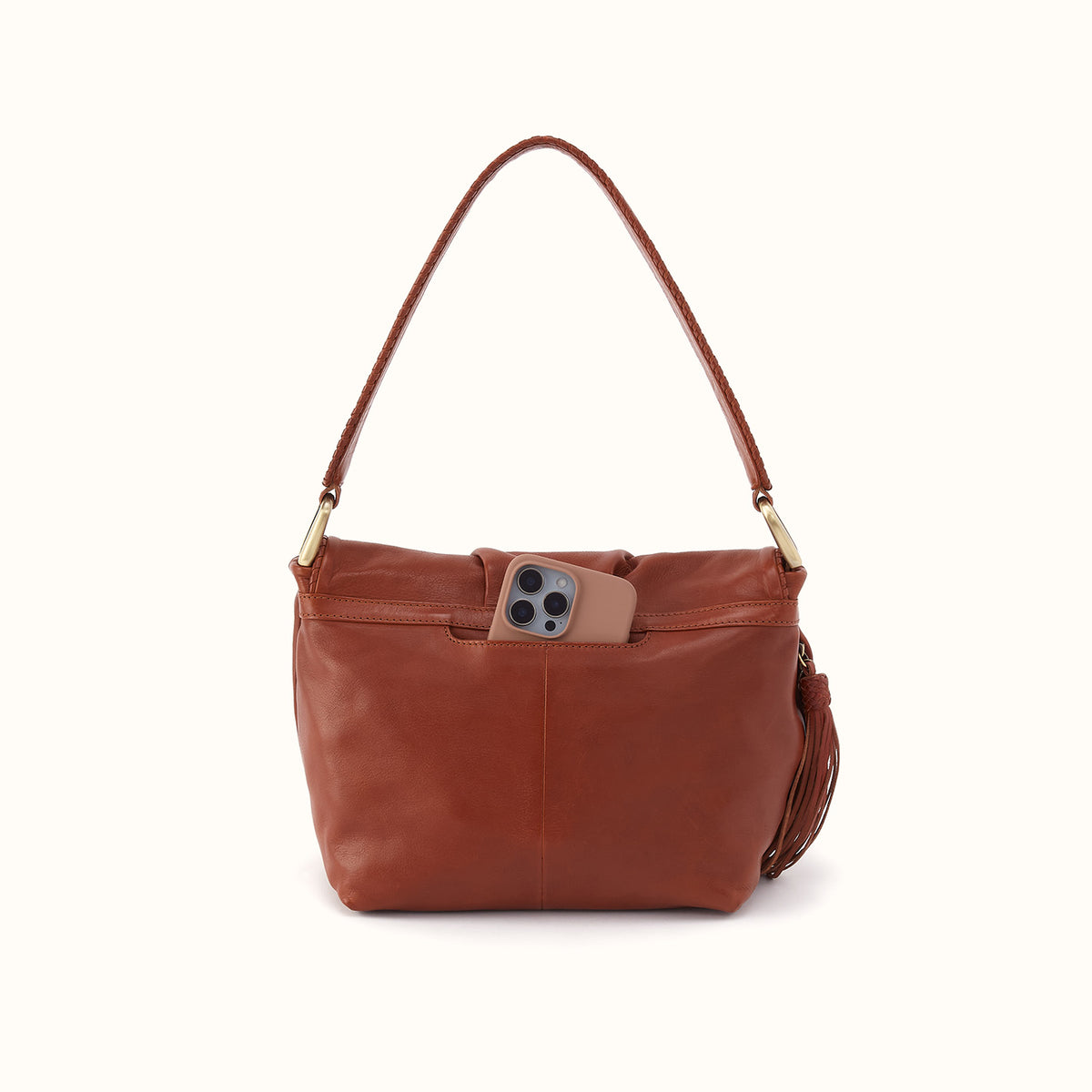 Harley Convertible Shoulder In Washed Leather