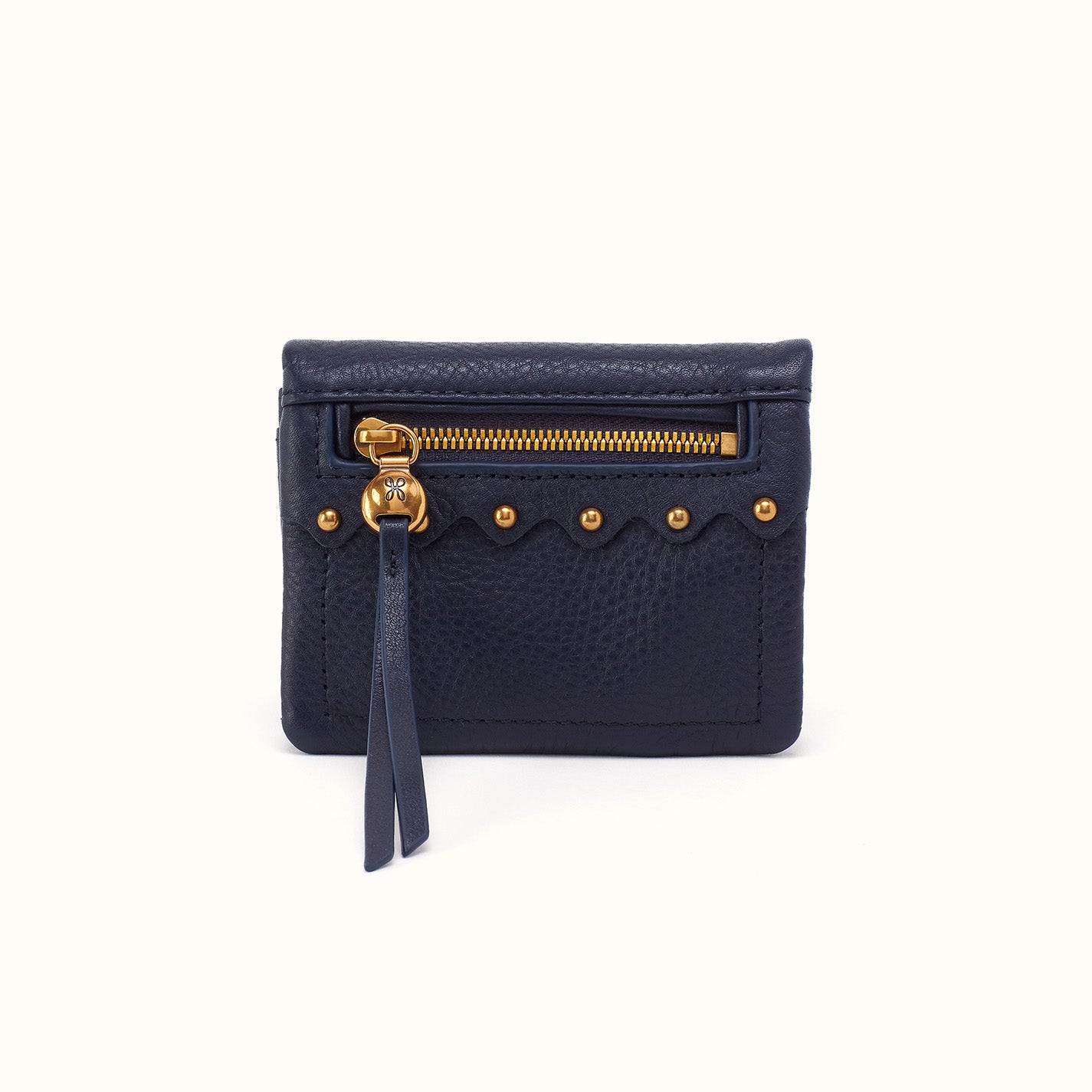 Lumen Continental Wallet In Pebbled Leather - Black – HOBO