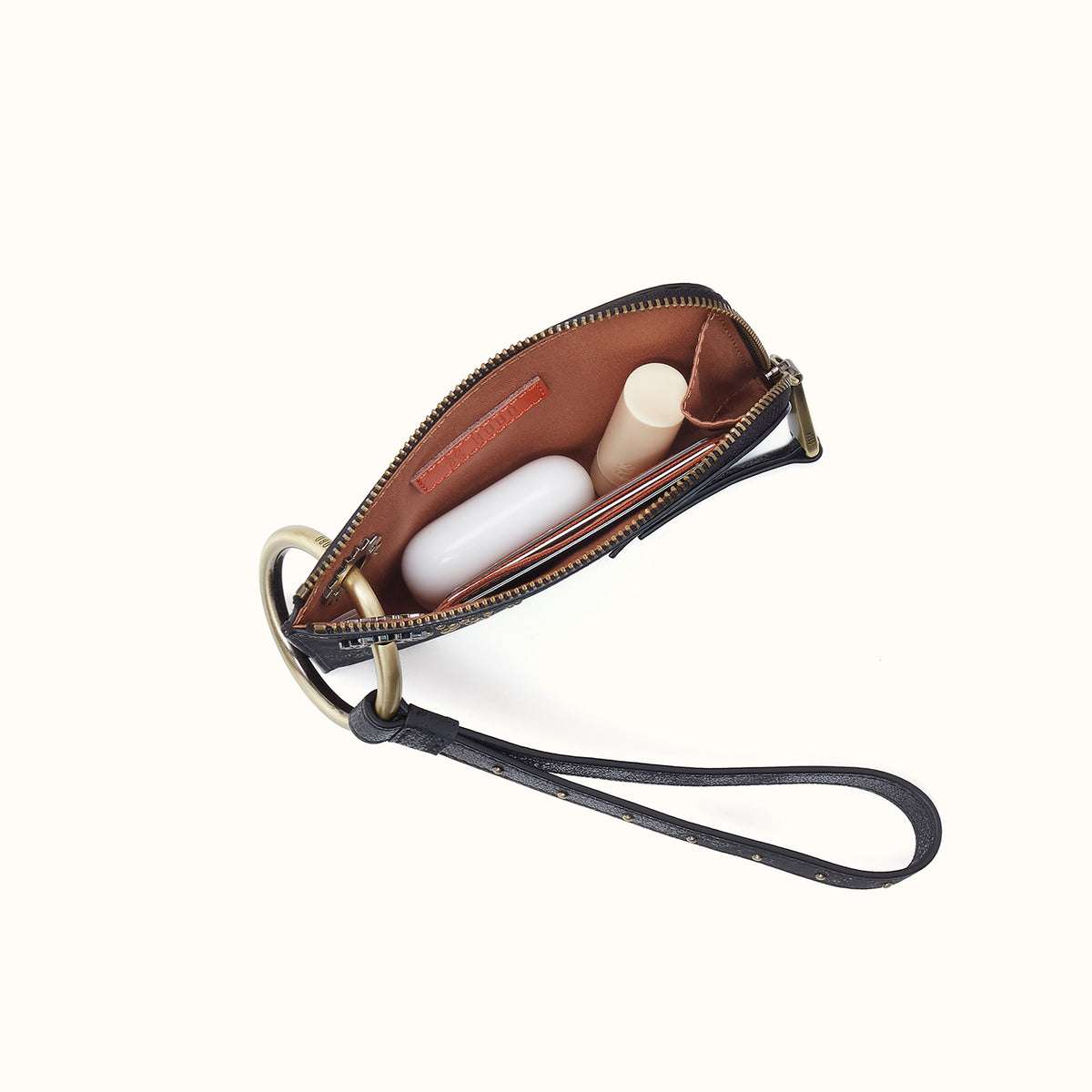 Jett Cc Wristlet In Buffed Leather