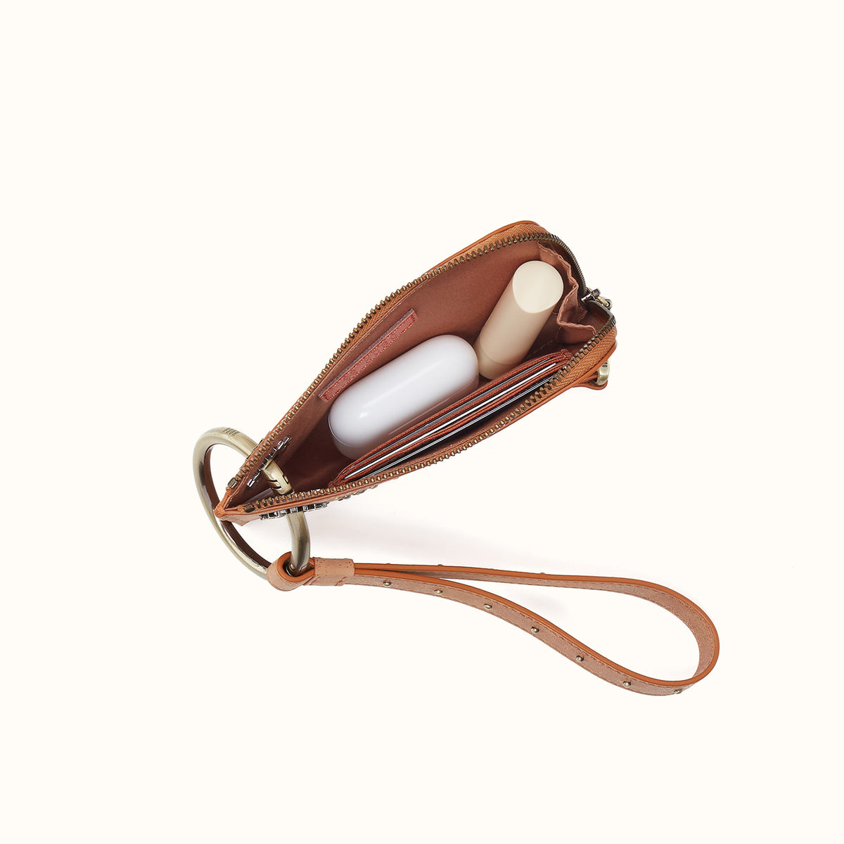 Jett Cc Wristlet In Buffed Leather