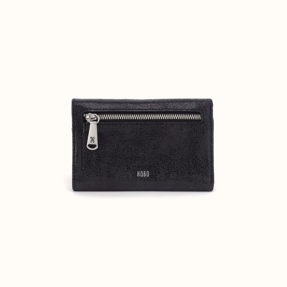 Jill Trifold Wallet In Buffed Leather