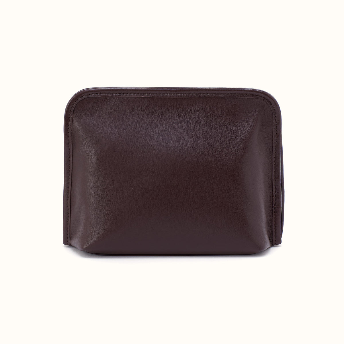 Beauty Cosmetic Pouch In Suede Leather