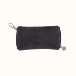 Spark Double Eyeglass Case In Buffed Leather