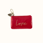 Sentiment Pouch In Polished Leather