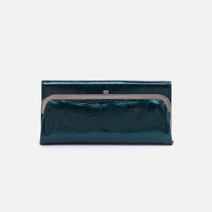 Rachel Continental Wallet in Patent Leather - Spruce Patent