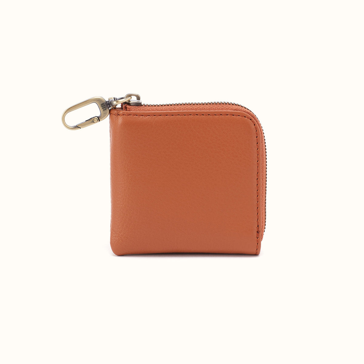 Cass Small Pouch In Pebbled Leather - Butterscotch- FOL