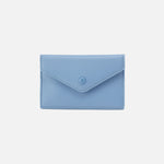Goldie Card Case In Pebbled Leather - Seabreeze