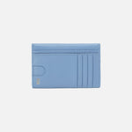 Goldie Card Case In Pebbled Leather - Seabreeze