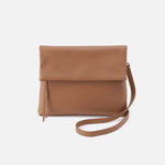 Draft Crossbody In Pebbled Leather - Brown Sugar