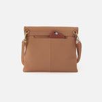 Draft Crossbody In Pebbled Leather - Brown Sugar