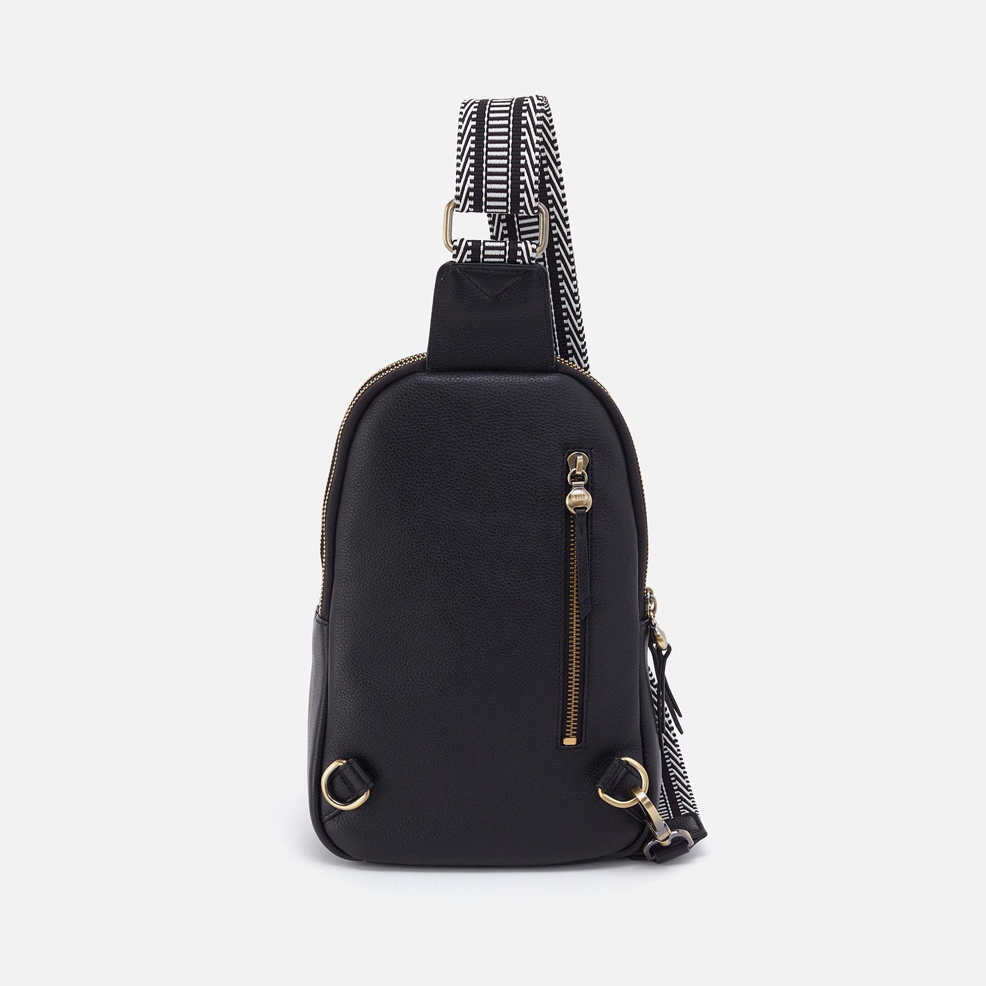 Cass Sling in Pebbled Leather - Black – HOBO