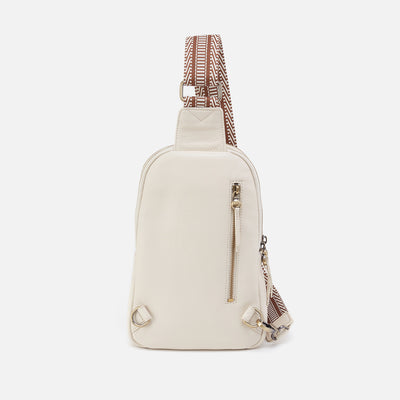 Cass Sling in Pebbled Leather - Ivory