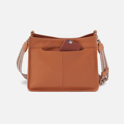 Cass Crossbody In Pebbled Leather - Butterscotch