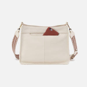 Cass Crossbody In Pebbled Leather - Ivory