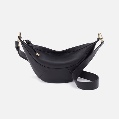 Carmen Sling In Pebbled Leather - Black