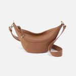 Carmen Sling In Pebbled Leather - Brown Sugar