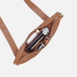 Carmen Sling In Pebbled Leather - Brown Sugar