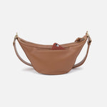 Carmen Sling In Pebbled Leather - Brown Sugar