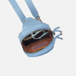 Cass Small Sling In Pebbled Leather - Seabreeze