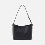 Render Shoulder Bag In Pebbled Leather - Black