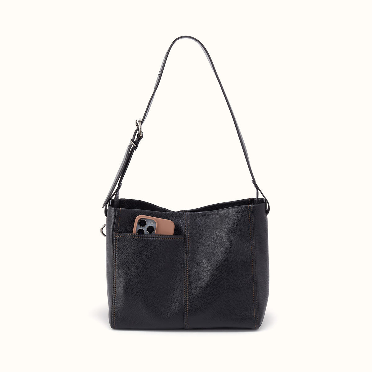 Render Shoulder Bag In Pebbled Leather