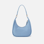 Cass Small Shoulder In Pebbled Leather - Seabreeze