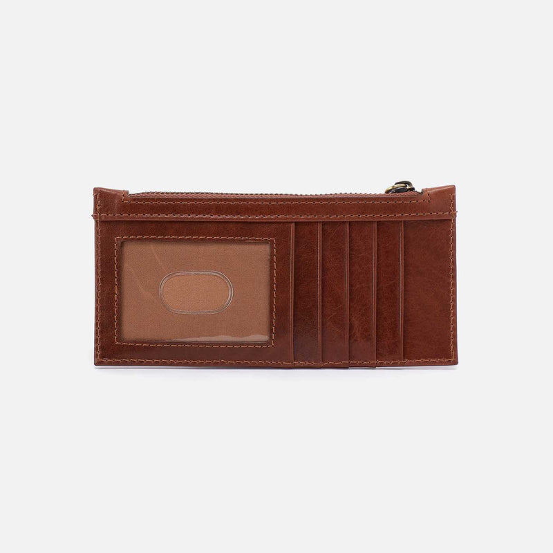 Carte Card Case in Patina Leather - Pecan Ridge